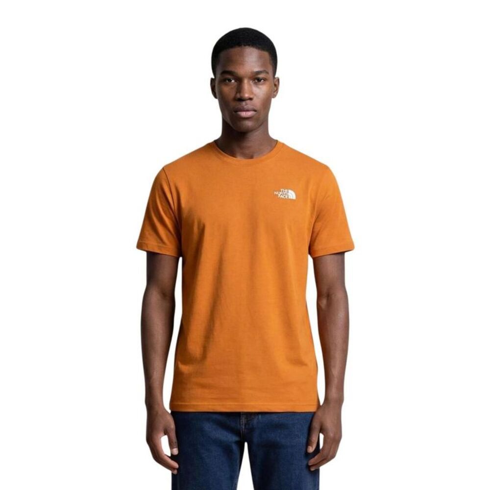 The North Face Orange Cotton Men's T-Shirt
